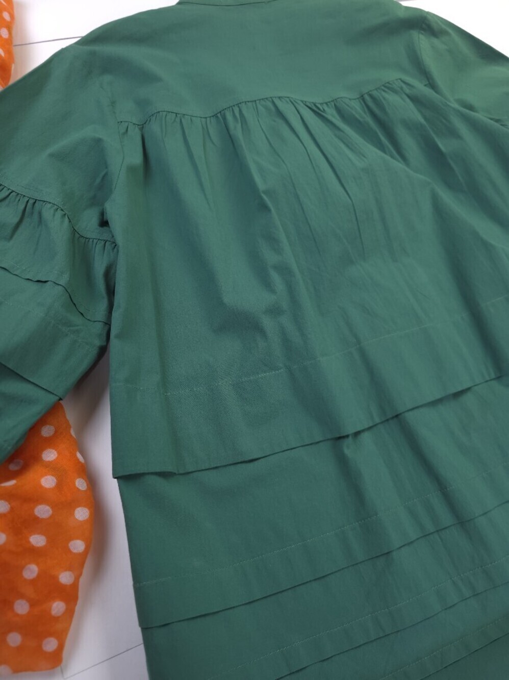 New Tuckernuck Pomander Place Forest Green Tunic Dress Sz M - Picture 16 of 16